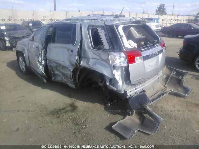 2GKALMEK9E6370444 - 2014 GMC TERRAIN SLE SILVER photo 3