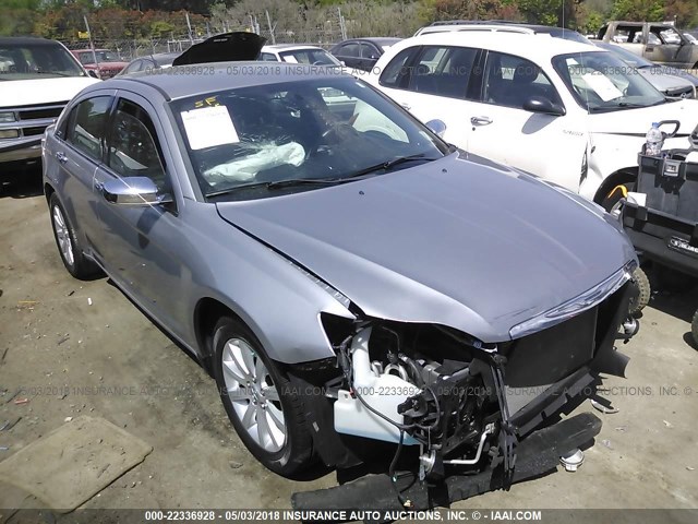 1C3CCBCG9EN100363 - 2014 CHRYSLER 200 LIMITED GRAY photo 1