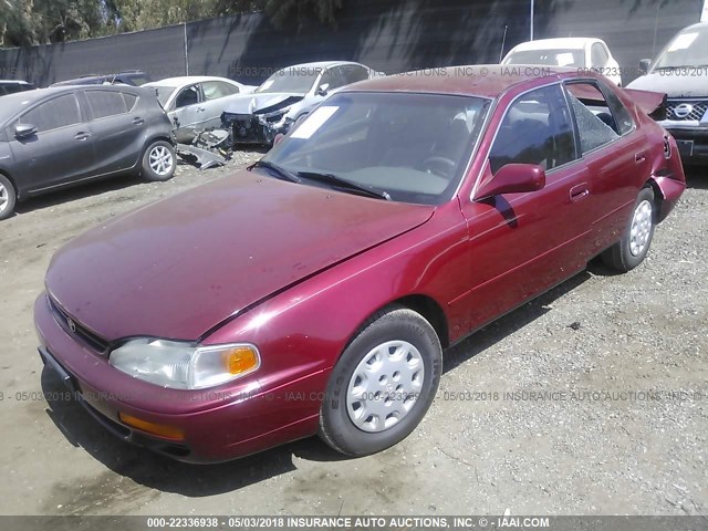 JT2SK12E6S0317701 - 1995 TOYOTA CAMRY LE RED photo 2