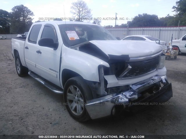 3GTEC13JX7G508165 - 2007 GMC NEW SIERRA C1500 WHITE photo 1