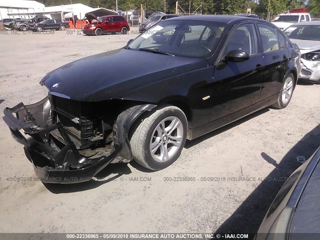 WBAVA37508NL53372 - 2008 BMW 328 I BLACK photo 2