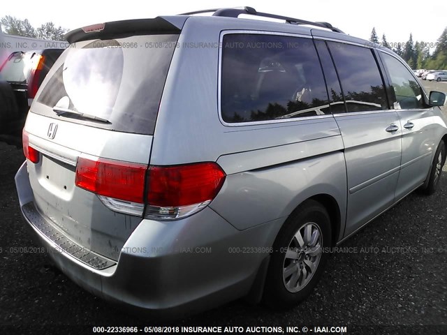 5FNRL38748B094740 - 2008 HONDA ODYSSEY EXL ღია ლურჯი ფოტო 4