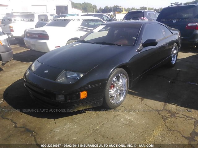 JN1RZ26A0LX004864 - 1990 NISSAN 300ZX 2+2 BLACK photo 2