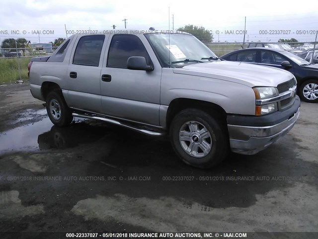 3GNEC12T54G143870 - 2004 CHEVROLET AVALANCHE C1500 SILVER photo 1