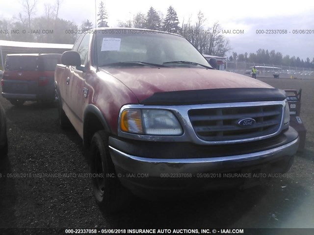 2FTRX18W43CA37440 - 2003 FORD F150 RED photo 1