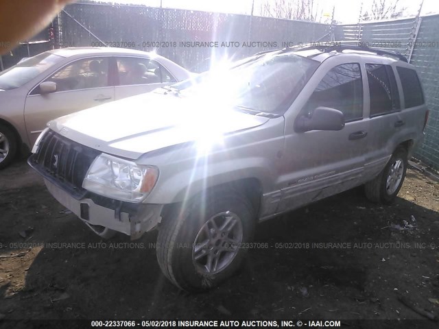 1J4GW48SX4C331502 - 2004 JEEP GRAND CHEROKEE LAREDO/COLUMBIA/FREEDOM 灰色 照片 2