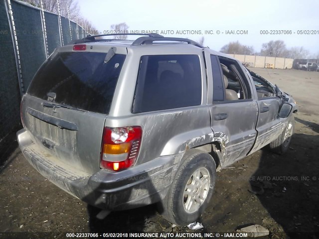 1J4GW48SX4C331502 - 2004 JEEP GRAND CHEROKEE LAREDO/COLUMBIA/FREEDOM 灰色 照片 4