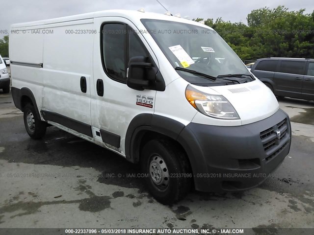 3C6TRVAG6HE523948 - 2017 RAM PROMASTER 1500 1500 STANDARD WHITE photo 1