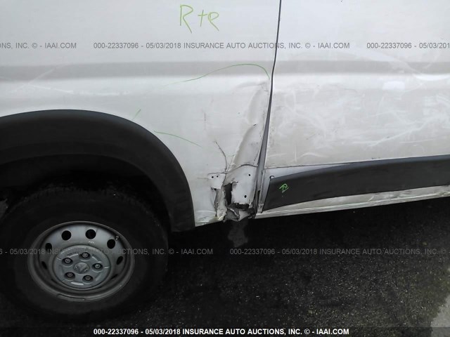 3C6TRVAG6HE523948 - 2017 RAM PROMASTER 1500 1500 STANDARD WHITE photo 6