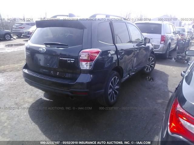 JF2SJGWC2JH545346 - 2018 SUBARU FORESTER 2.0XT TOURING GRAY photo 4