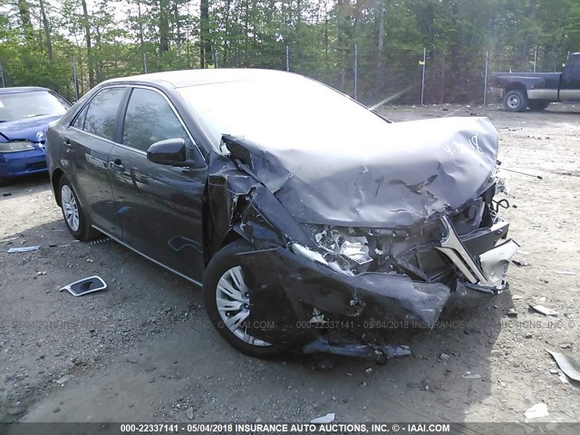 4T4BF1FK0CR191584 - 2012 TOYOTA CAMRY SE/LE/XLE BLACK photo 1
