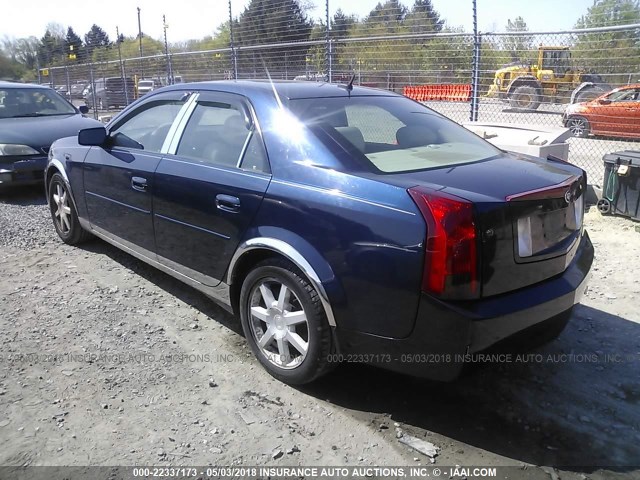 1G6DP567550103875 - 2005 CADILLAC CTS HI FEATURE V6 BLUE photo 3