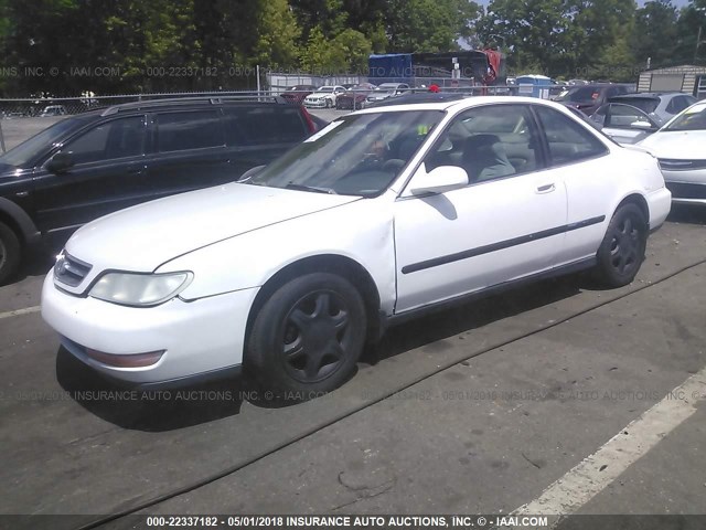 19UYA1155VL012748 - 1997 ACURA 2.2CL WHITE photo 2