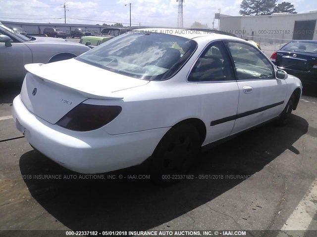 19UYA1155VL012748 - 1997 ACURA 2.2CL WHITE photo 4