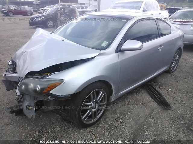 JTKDE167280252317 - 2008 TOYOTA SCION TC 银色 照片 2