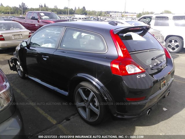 YV1672MK0D2305497 - 2013 VOLVO C30 T5 BLACK photo 3