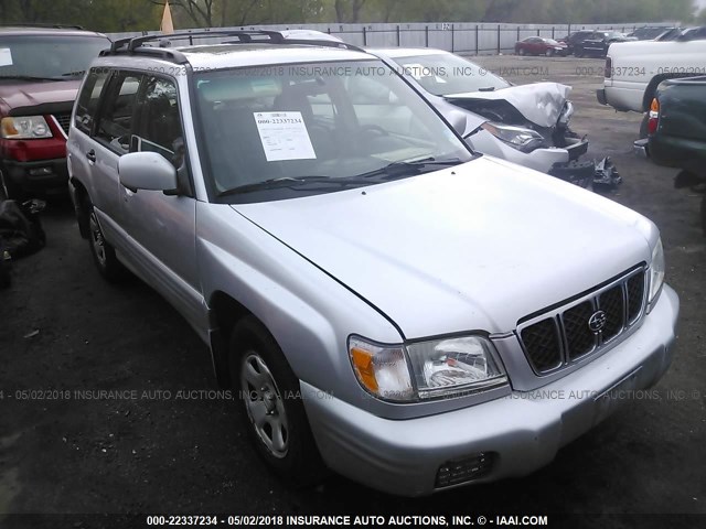 JF1SF65652H742928 - 2002 SUBARU FORESTER S 银色 照片 1
