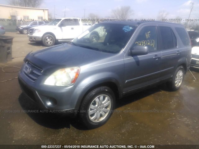 SHSRD78905U317088 - 2005 HONDA CR-V SE/EX GRAY photo 2