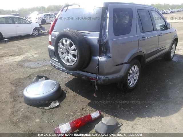 SHSRD78905U317088 - 2005 HONDA CR-V SE/EX GRAY photo 6