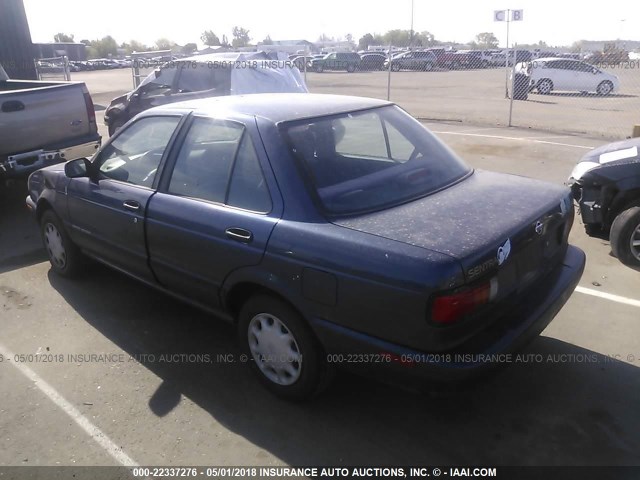 JN1EB31F4PU511270 - 1993 NISSAN SENTRA E/XE/GXE BLUE photo 3