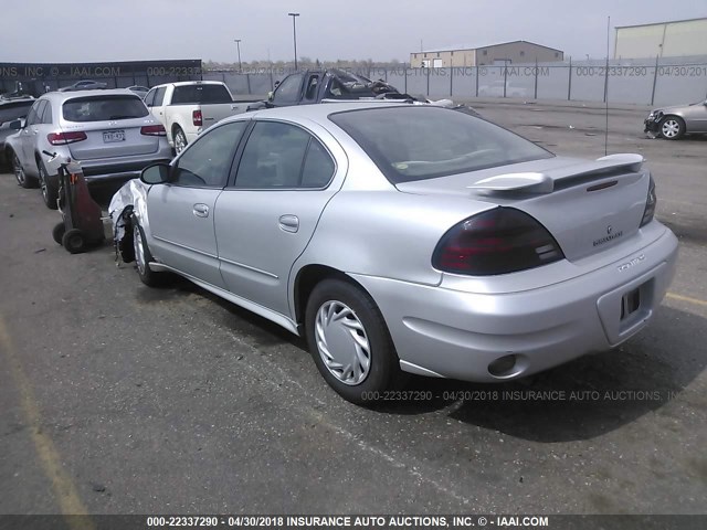 1G2NF52E24M607059 - 2004 PONTIAC GRAND AM SE1 SILVER photo 3