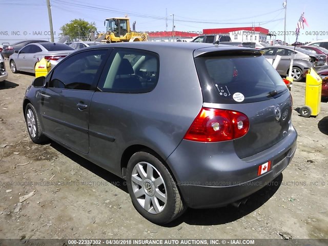 WVWBA71K48W102585 - 2008 VOLKSWAGEN RABBIT GRAY photo 3