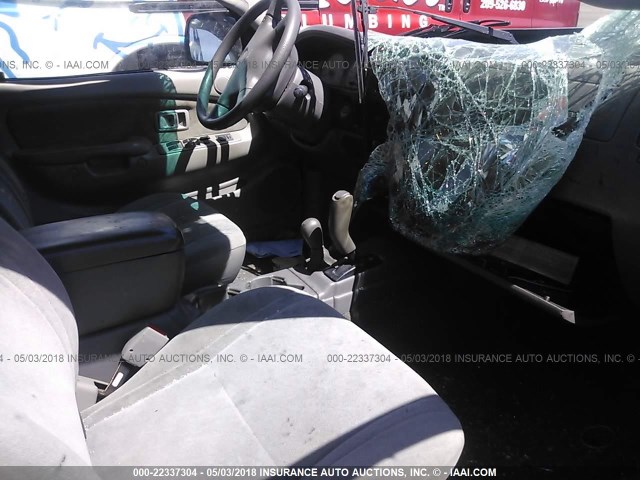 5TEHN72N72Z136148 - 2002 TOYOTA TACOMA DOUBLE CAB 绿色 照片 5