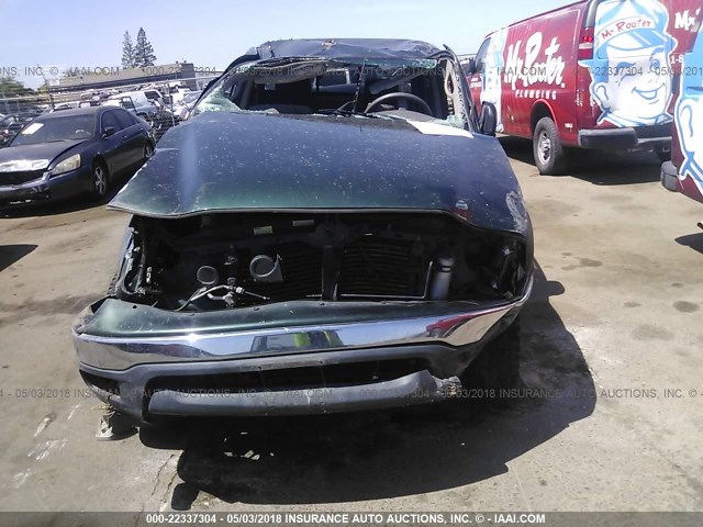 5TEHN72N72Z136148 - 2002 TOYOTA TACOMA DOUBLE CAB 绿色 照片 6