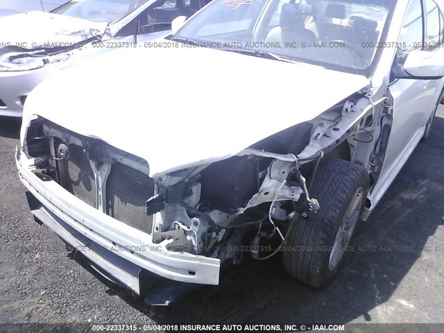 4S3BMBF69A3222217 - 2010 SUBARU LEGACY 2.5I PREMIUM WHITE photo 6