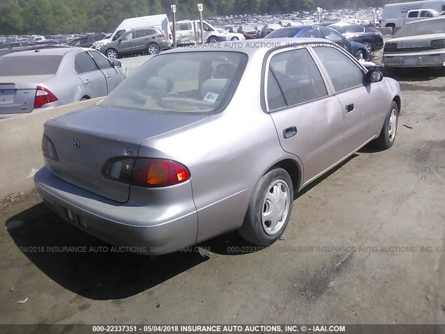 1NXBR12E0WZ126840 - 1998 TOYOTA COROLLA VE/CE/LE ნაცრისფერი ფოტო 4