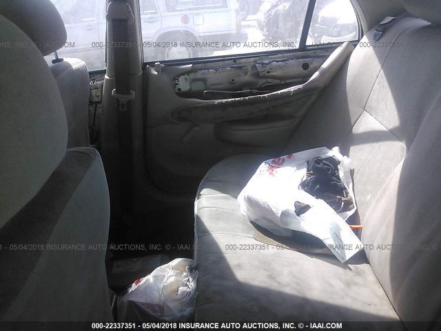 1NXBR12E0WZ126840 - 1998 TOYOTA COROLLA VE/CE/LE ნაცრისფერი ფოტო 8