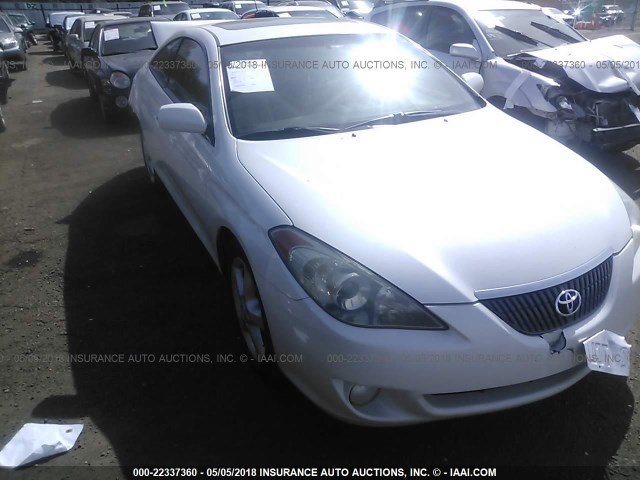 4T1CA38P06U102635 - 2006 TOYOTA CAMRY SOLARA SE/SLE WHITE photo 1