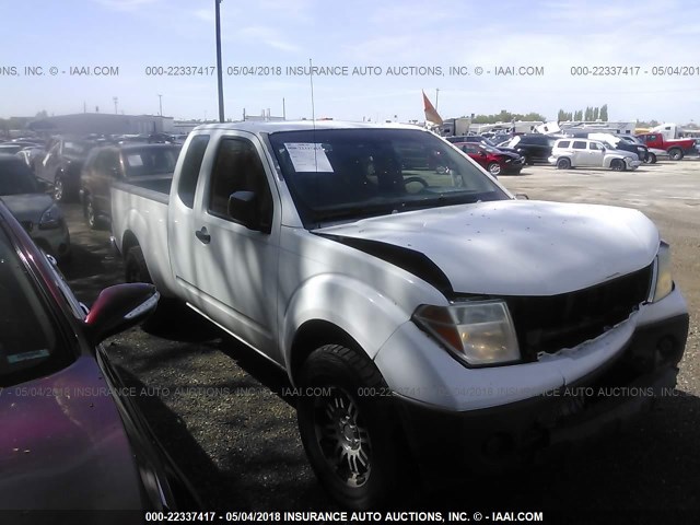 1N6BD06TX6C473858 - 2006 NISSAN FRONTIER KING CAB XE WHITE photo 1