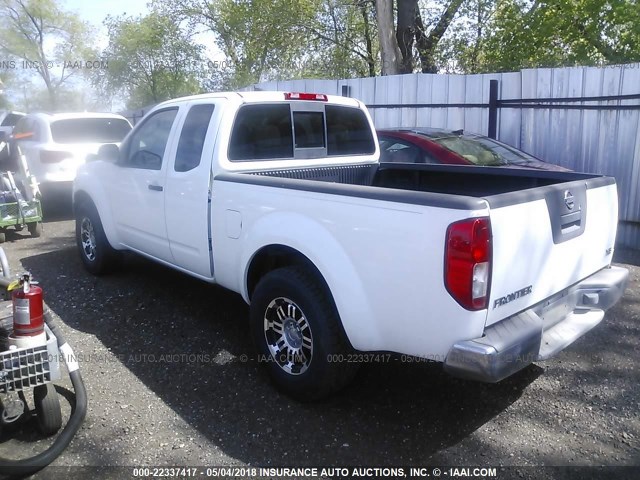 1N6BD06TX6C473858 - 2006 NISSAN FRONTIER KING CAB XE WHITE photo 3