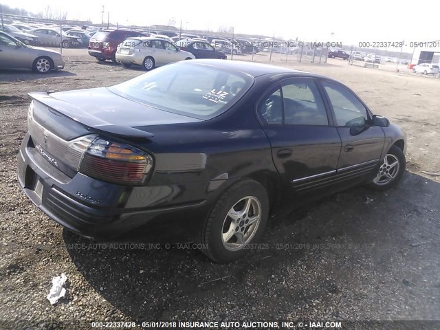 1G2HX54K924133198 - 2002 PONTIAC BONNEVILLE SE BLACK photo 4