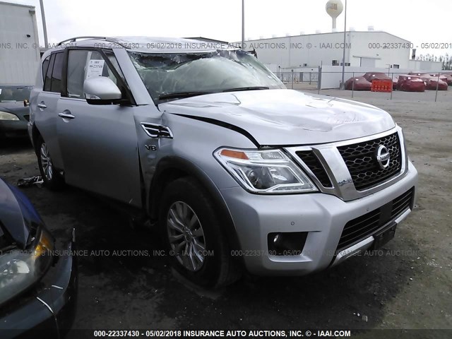 JN8AY2NDXH9006338 - 2017 NISSAN ARMADA SV/SL/PLATINUM SILVER photo 1