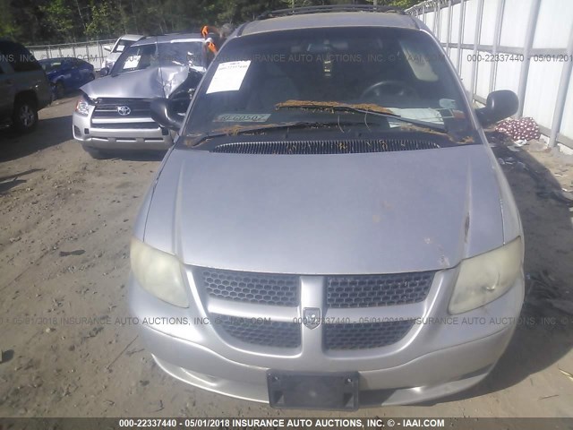 2B4GP44G01R182781 - 2001 DODGE GRAND CARAVAN SPORT SILVER photo 6