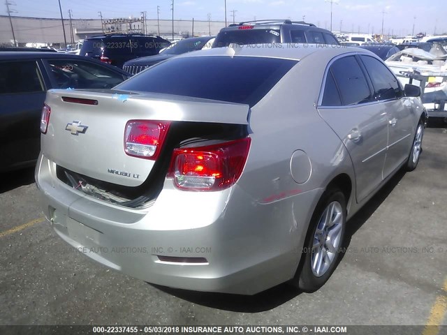 1G11C5SL2EF133338 - 2014 CHEVROLET MALIBU 1LT 棕色 照片 4