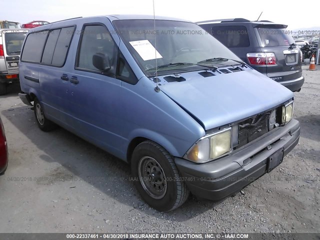 1FMDA31X8VZA28123 - 1997 FORD AEROSTAR Light Blue photo 1