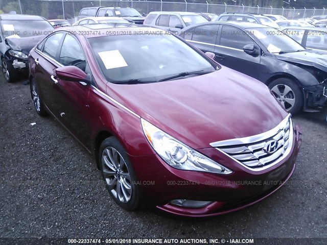 5NPEC4AB5CH497171 - 2012 HYUNDAI SONATA SE/LIMITED RED photo 1