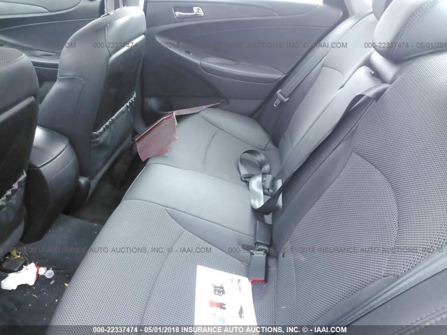 5NPEC4AB5CH497171 - 2012 HYUNDAI SONATA SE/LIMITED RED photo 8