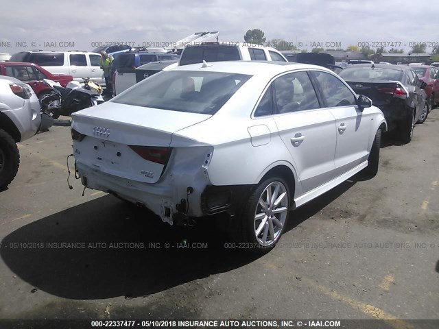 WAUKFGFF4F1007061 - 2015 AUDI A3 PRESTIGE S-LINE WHITE photo 4