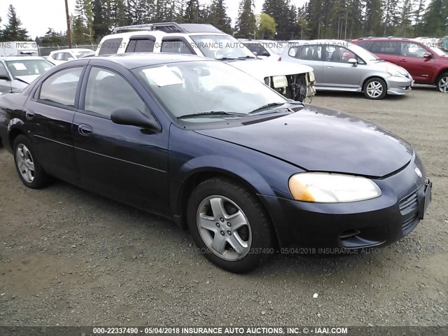 1B3EL46X23N557560 - 2003 DODGE STRATUS SE/SXT BLUE photo 1