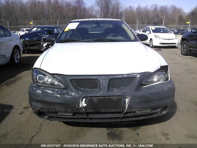 1G2NF52F22C249960 - 2002 PONTIAC GRAND AM SE1 WHITE photo 6