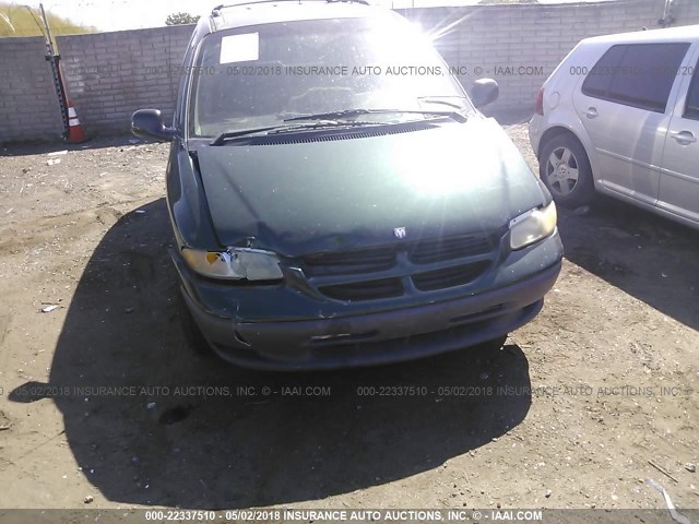 2B4FP25B4VR102021 - 1997 DODGE CARAVAN GREEN photo 6