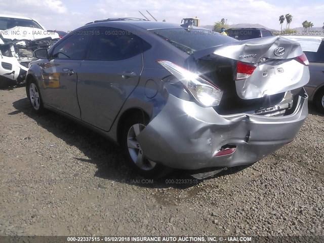 KMHDH4AE3DU991751 - 2013 HYUNDAI ELANTRA GLS/LIMITED GRAY photo 3