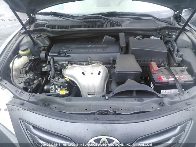 4T1BE46K87U050282 - 2007 TOYOTA CAMRY NEW GENERAT CE/LE/XLE/SE GRAY photo 10