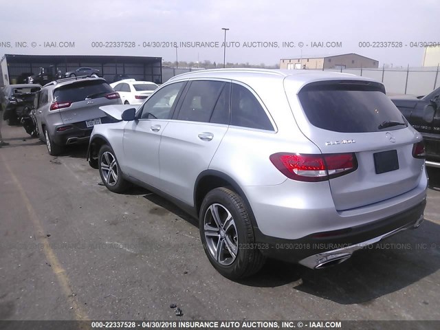 WDC0G4KB8GF089349 - 2016 MERCEDES-BENZ GLC 300 4MATIC SILVER photo 3