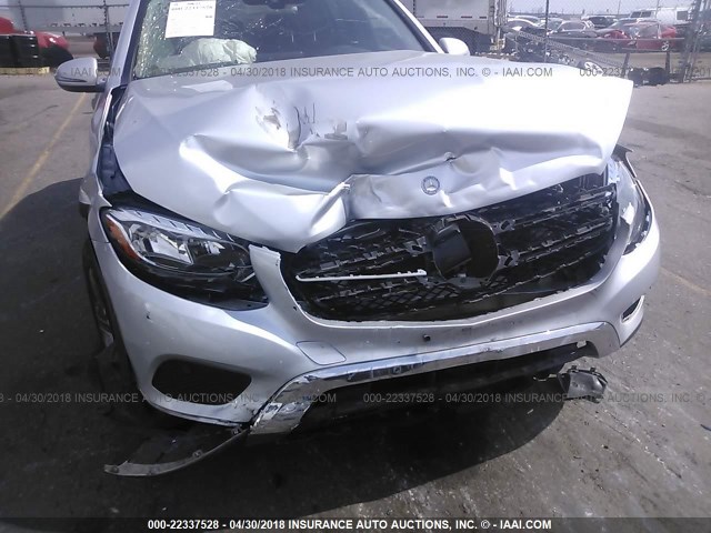 WDC0G4KB8GF089349 - 2016 MERCEDES-BENZ GLC 300 4MATIC SILVER photo 6