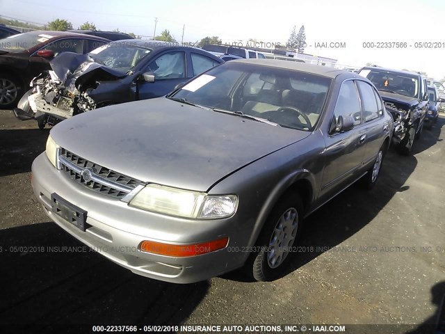 JN1CA21D9XT220384 - 1999 NISSAN MAXIMA GLE/GXE/SE GRAY photo 2